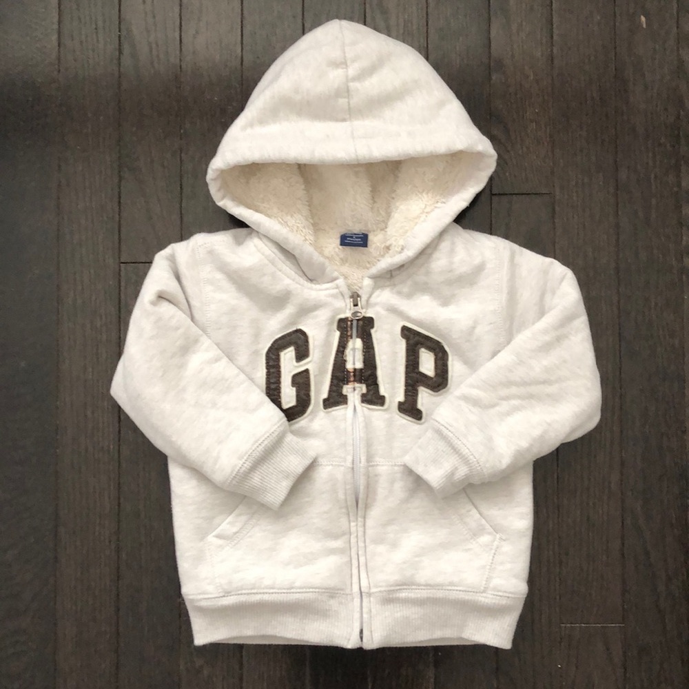 Gap Toddler Logo Zip Hoodie Size 3 Years Old